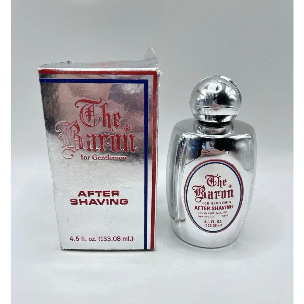 Vintage Evyan The Baron For Gentlemen After Shaving 4.5 Fl oz Original